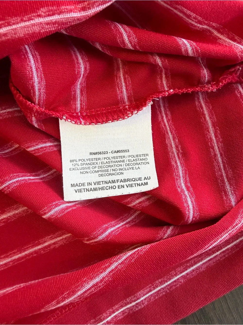 Nike Golf Dri-FIT Golf Polo Men’s Red White Striped Kapalua Logo Size XL